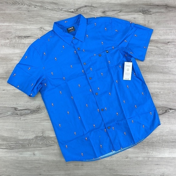 🔹HURLEY- ORGANIC WIND AND SEA SHIRT - Picture 1 of 9